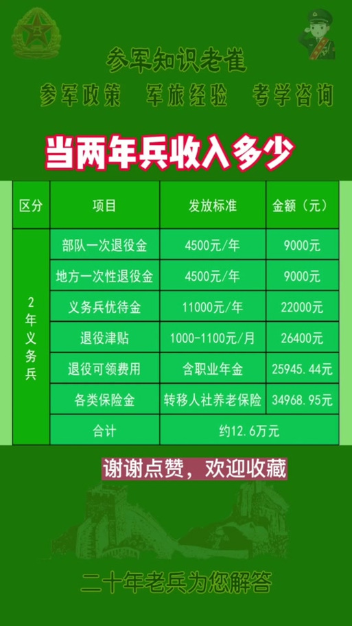 關(guān)于義務(wù)兵兩年能拿多少錢的全面解析，全面解析，義務(wù)兵兩年收入概覽